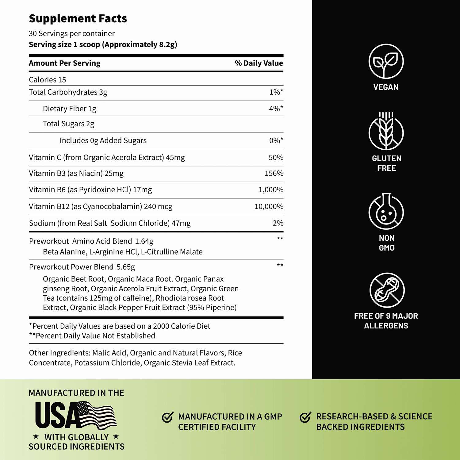Nitric Oxide Pre-Workout(30 Servings)